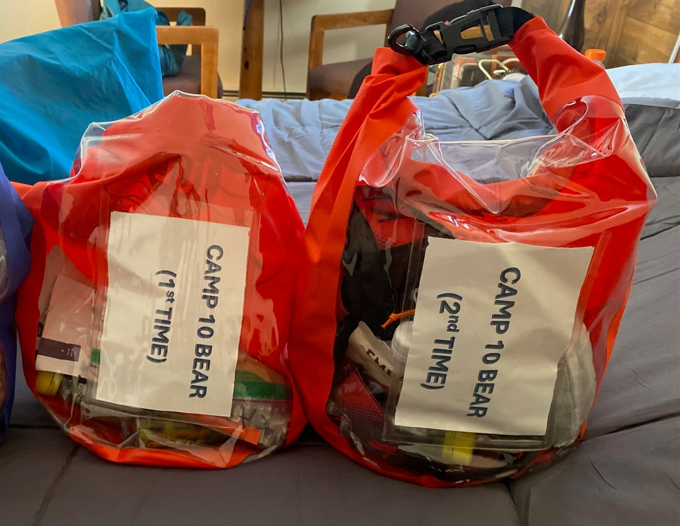 10 Liter Waterproof Drop Bag with Internal Touch-Thru Pouch